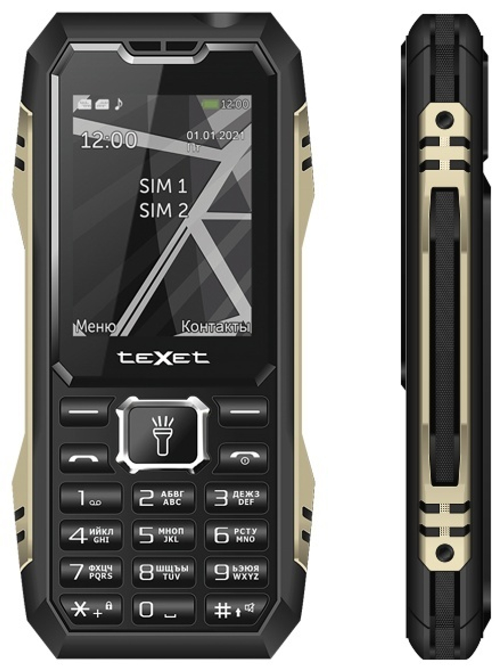 Мобильный телефон TeXet TM-D424 черный