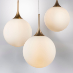 813033 Подвес GLOBO 1х40W E14 шампань/белый