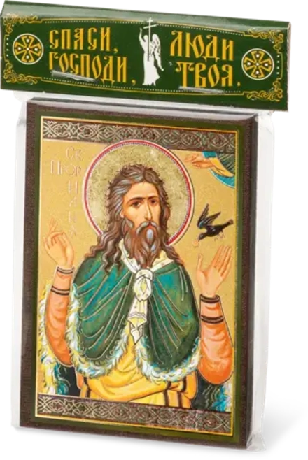 Икона "Илия Фесвитянин Пророк" 6х9 на МДФ-6