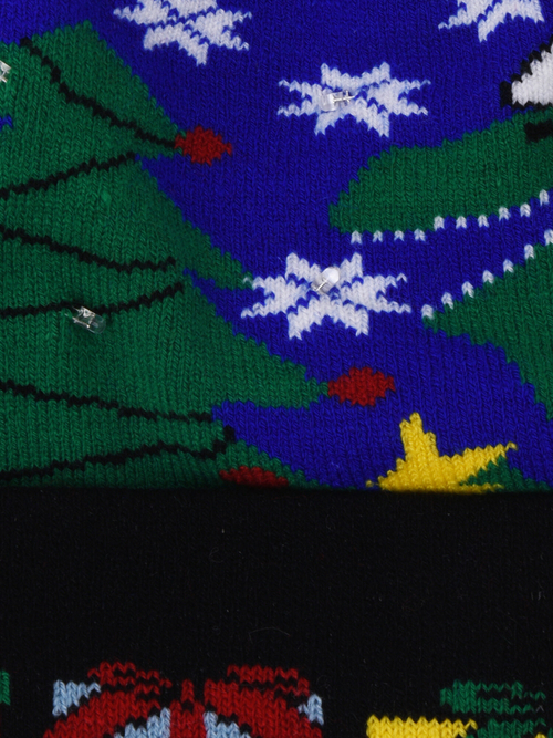 Шапка новогодняя со светодиодными лампочками.