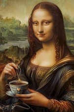 Открытка "Мона Лиза" 105х156 (АртДизайн)