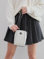 Сумка через плечо маленькая кросс боди для телефона кожаная