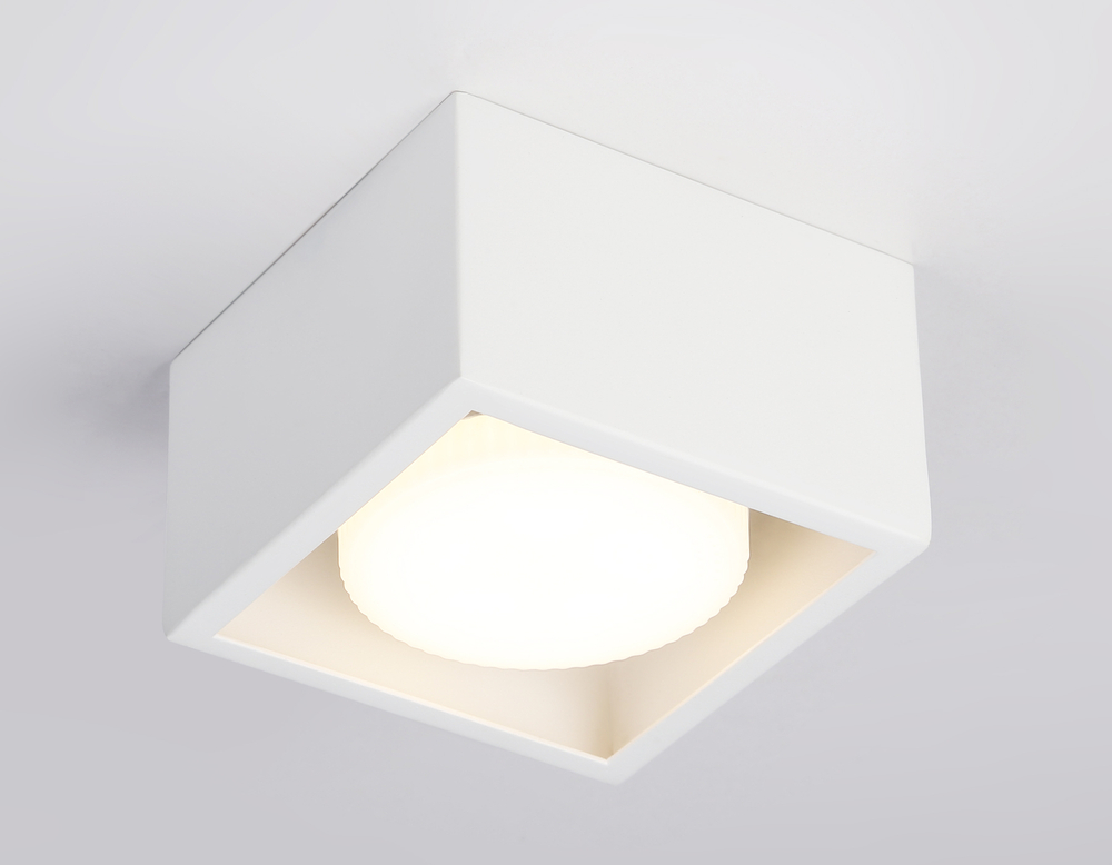 Светильник накладной TN70825 WH белый GX53 max 12W 100*100*60