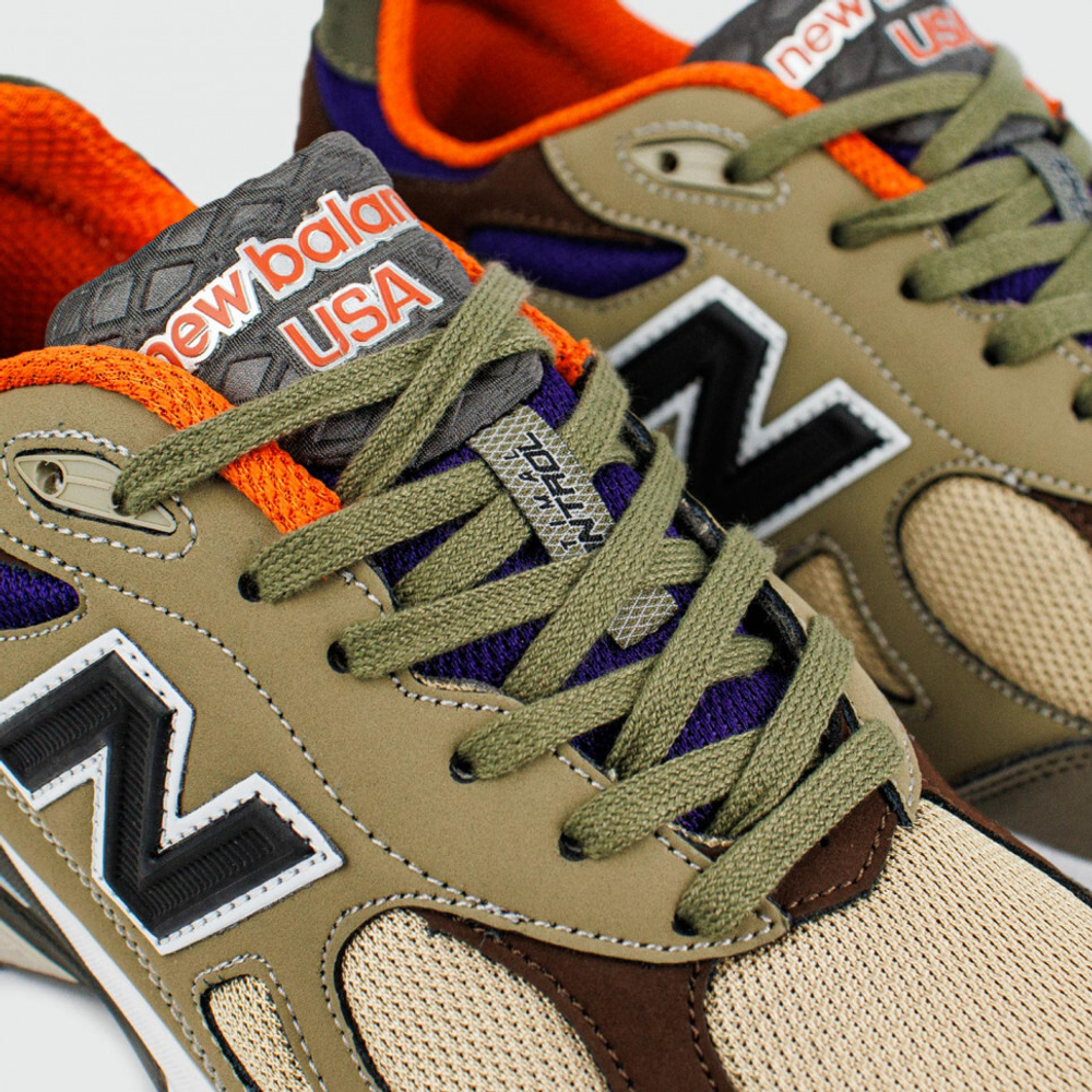 кроссовки New Balance 990 v3 Brown Green