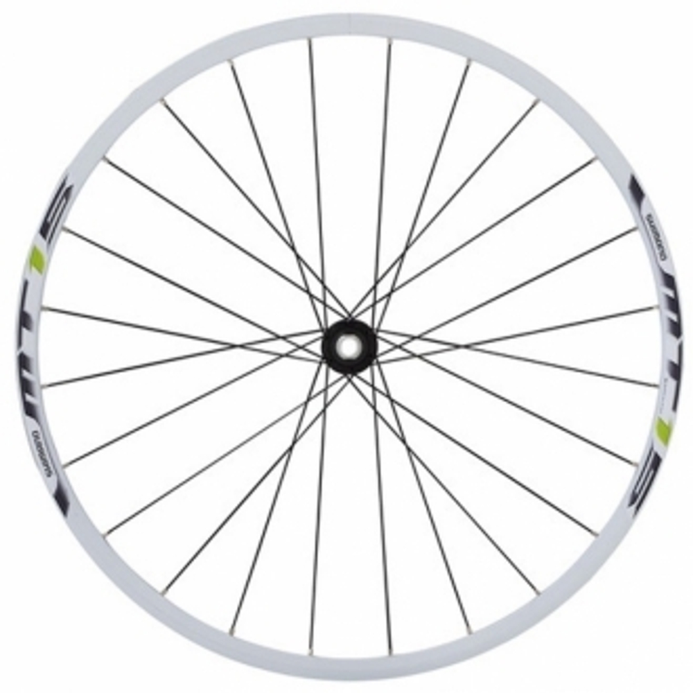 Комплект колес Shimano, MT15A, передн. и задн, 27,5', C.Lock, цв. бел/зел