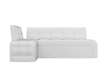 Диван кухонный угловой Люксор левый угол, Белый, Экокожа, 28595L