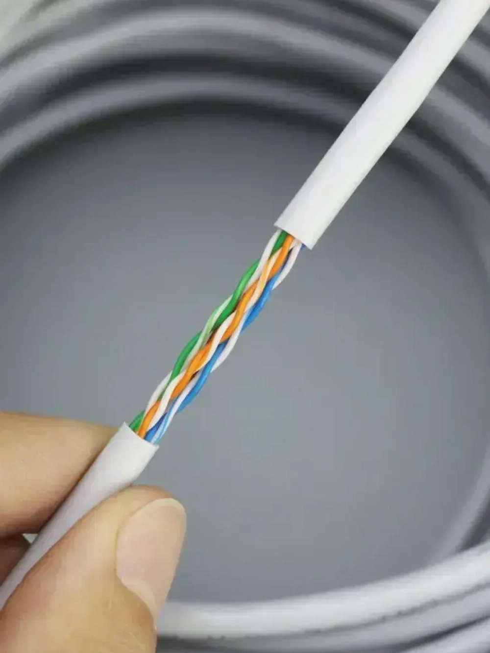 Кабель витая пара, Витая пара 100м, кабель utp, CCA, 5e, 8 жил, 4pr