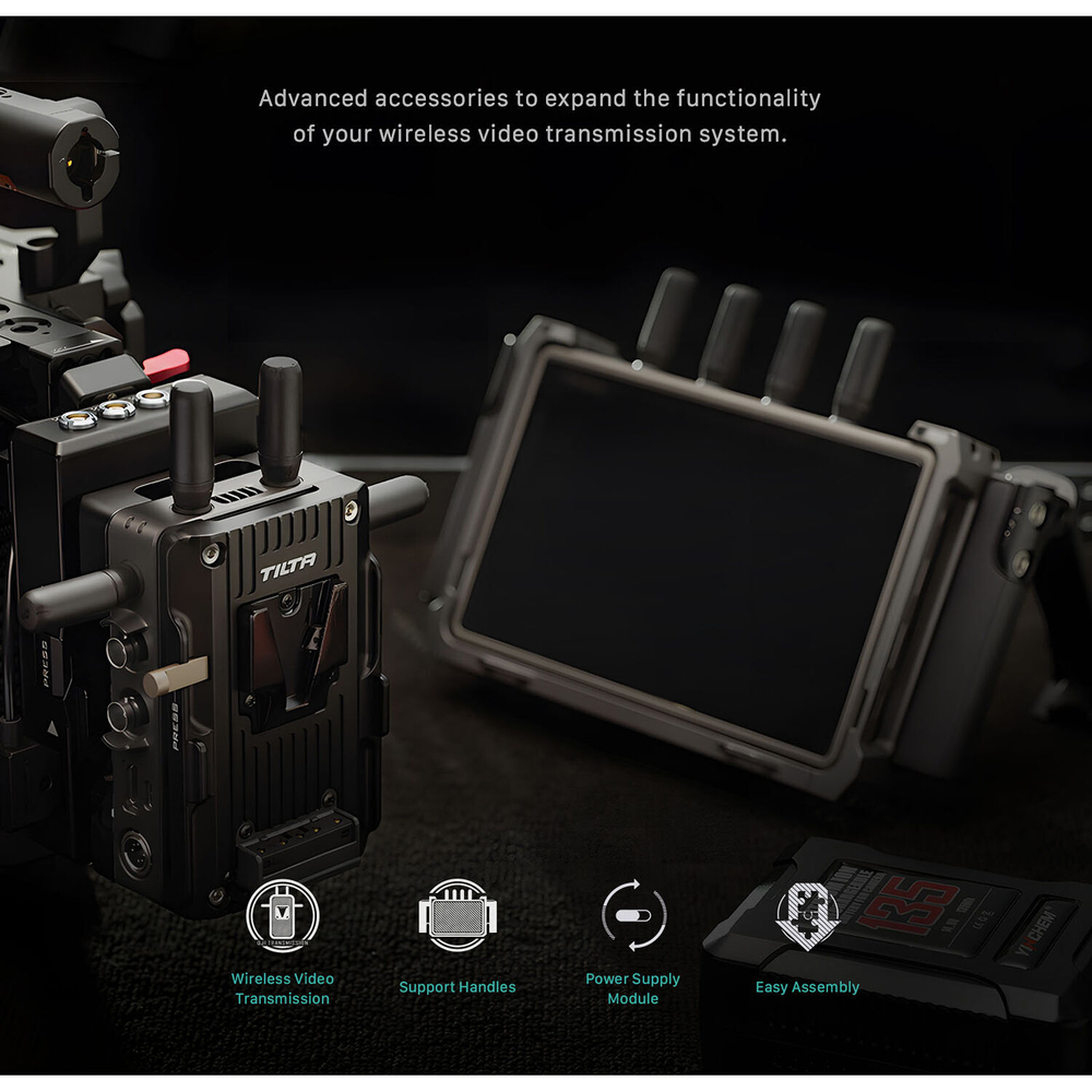Батарейная площадка Tilta V Mount для DJI видео трансмиттера