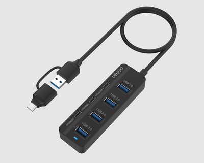 HUB Type-C & USB to 4 Ports USB & Type-C Model:OTN-UCA2306