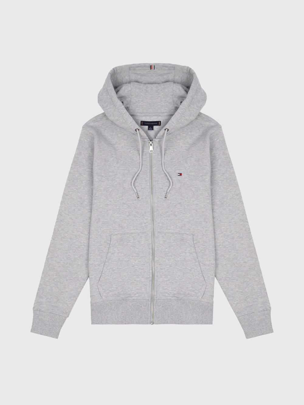 Худи на молнии Tommy Hilfiger Solid Zip Hoodie Grey Heather
