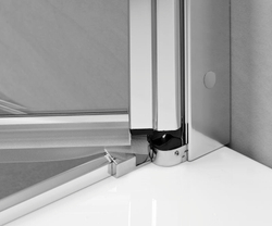 Шторка на ванну  Radaway Eos PND  130x152 левая, крепится слева, профиль хром, стекло прозрачное 205201-101L