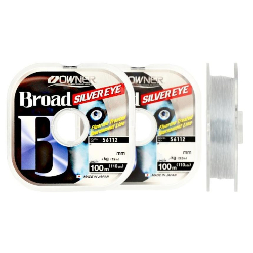 Леска Owner Broad Silver Eye 0,10мм 100м
