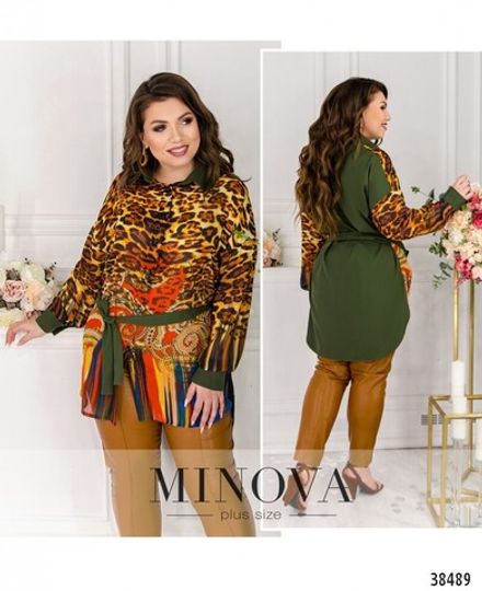 Рубашка 158-хаки Minova Фото 1