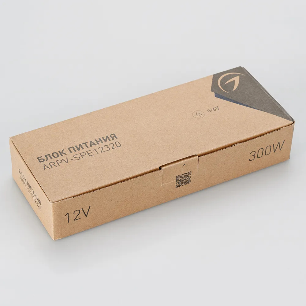 Блок питания ARPV-LG12300-PFC-S2 (12V, 25.0A, 300W) (Arlight, IP67 Металл, 5 лет) 022929