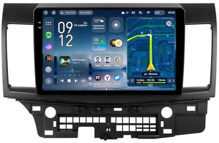 Магнитола для Mitsubishi Lancer X 2007-2016 - Teyes CC4-PRO монитор 10.36" 2K QLED на Android 13, Snapdragon 778G, AI, CarPlay, DSP, 4G SIM-слот