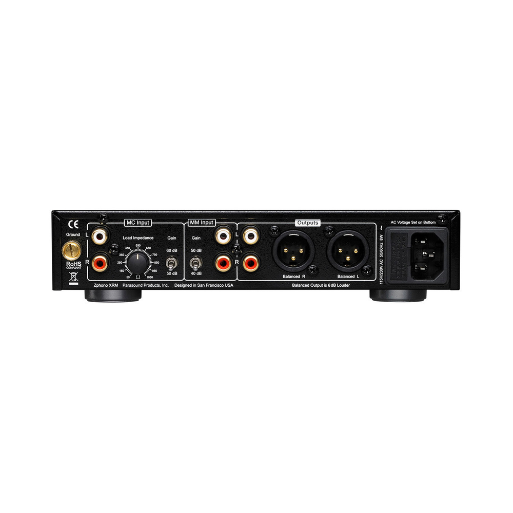 Parasound Zphono XRM, фонокорректор ММ/МС