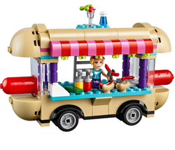 LEGO Friends: Парк развлечений: Фургон с хот-догами 41129 — Amusement Park Hot Dog Van — Лего Френдз Друзья