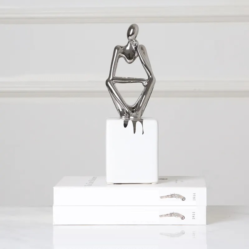 Статуэтка Man ornament silver