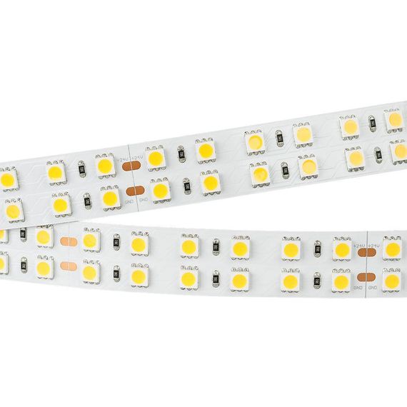 Светодиодная лента Arlight 34,4W/m 144LED/m 5060SMD теплый белый 5M 012443(1)
