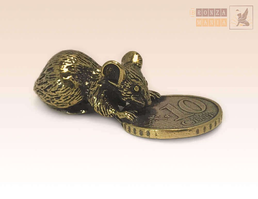 фигурка Мышка с 10 евроцентами