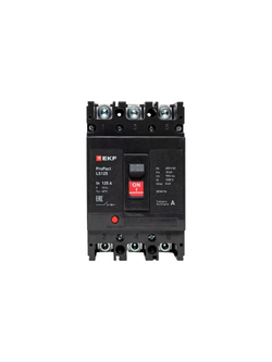 Выключатель автоматический 3п 160А 18кА LS125 ProPact EKF mccb-125-18-3-160-ls