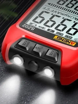 Мультиметр цифровой с прозвонкой автомобильный автоматический тестер электрический с термопарой