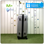 Средний чемодан L'Case Phuket, серебристый