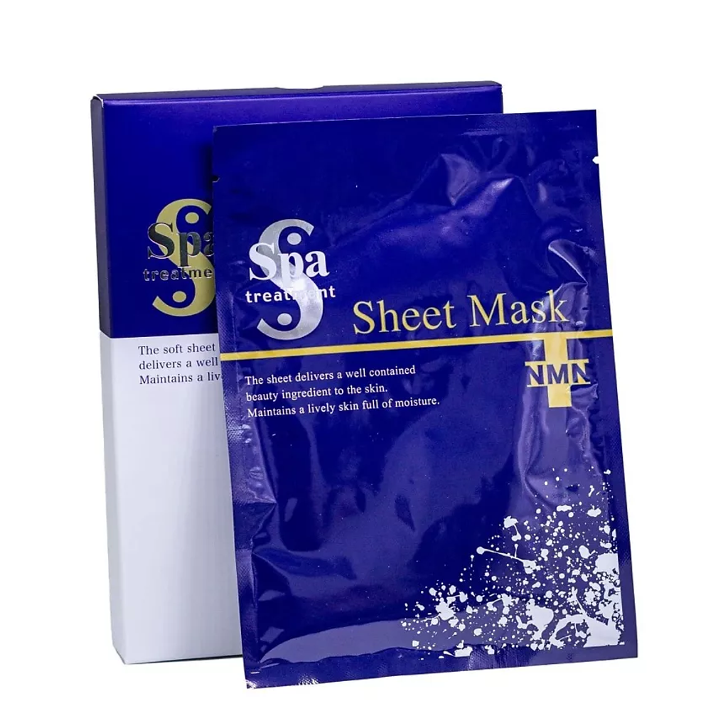 Восстанавливающая антивозрастная маска Spa Treatment NMN Sheet Mask