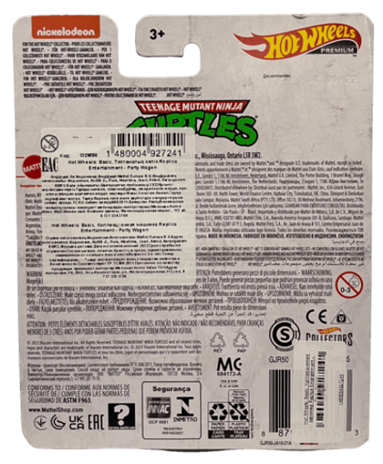 Hot Wheels Premium Teenage Mutant Ninja Turtles Party Wagon (2022)