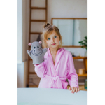 4430082 Мочалка-варежка детская Доляна «Бегемотик»