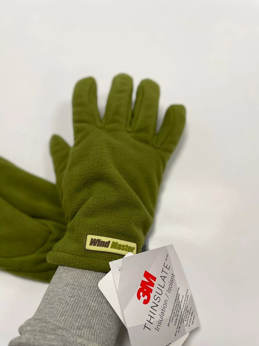 Перчатки для рыбалки HIGASHI Wind Master Hot Olive XL