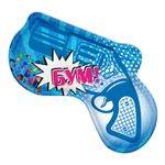 Хлопушка самонадувная КОМПЛЕКТ 10 штук "Пистолет с конфетти", фольга, бумага, ЗОЛОТАЯ СКАЗКА, 592462