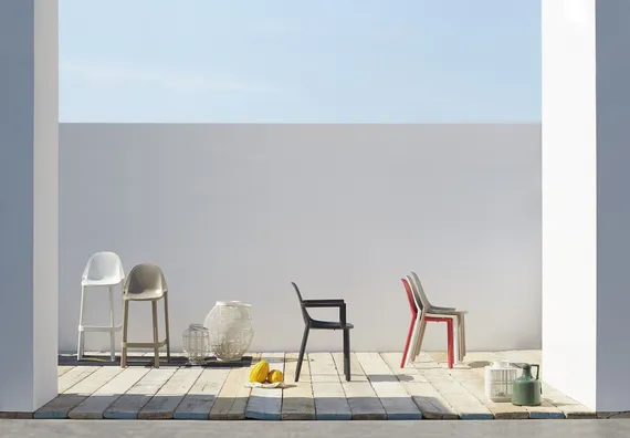 Барный стул Piu, антрацит