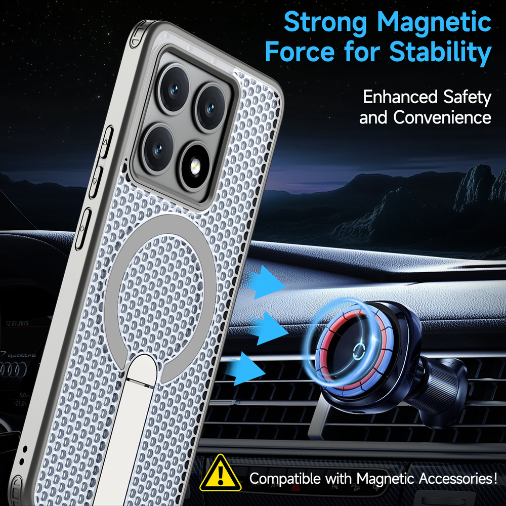 Прозрачный чехол Mesh Pro Magnetic Case для Xiaomi 14T Pro