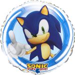 Шар (18''/46 см) Круг, Соник, 1 шт.