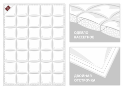 Одеяло теплое German Grass Grass Downline Silk Down Grass схема