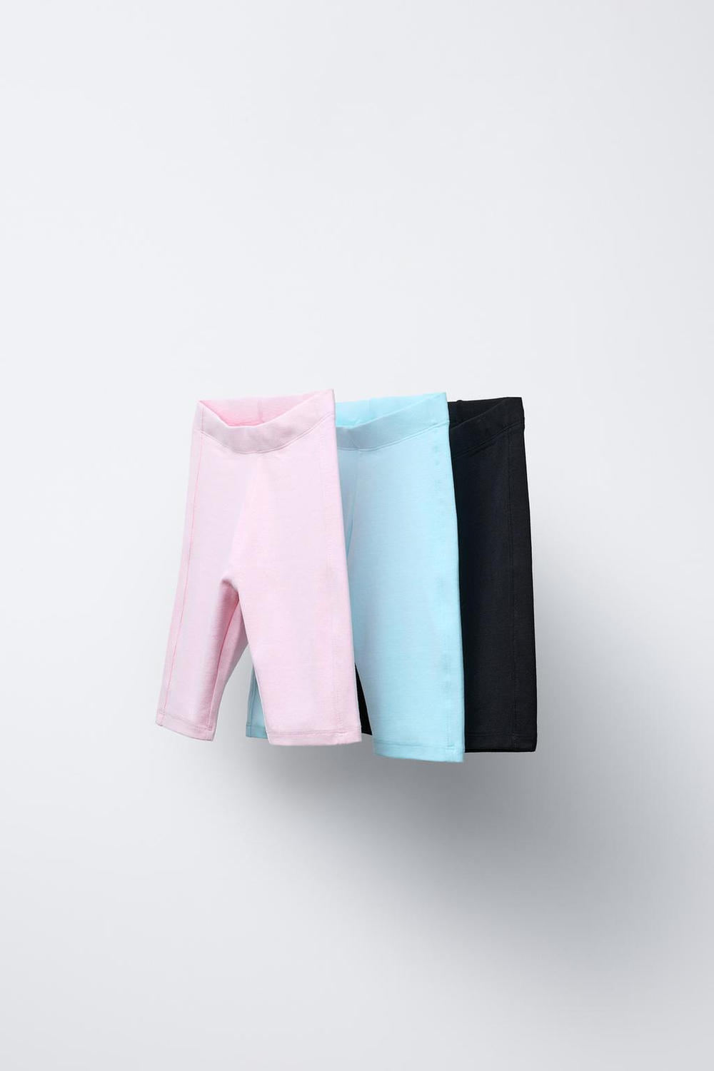 ZARA НАБОР ИЗ 3 ОДНОТОННЫХ ВЕЛОСИПЕДОК, РАЗНОЦВЕТНЫЙ