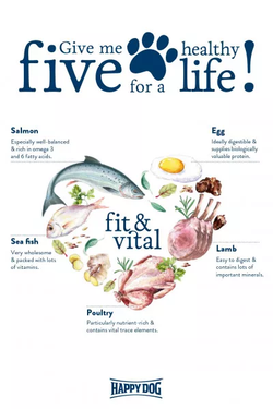 Happy Dog Fit & Vital Mini Light (птица, лосось, рыба, ягненок, мидии)