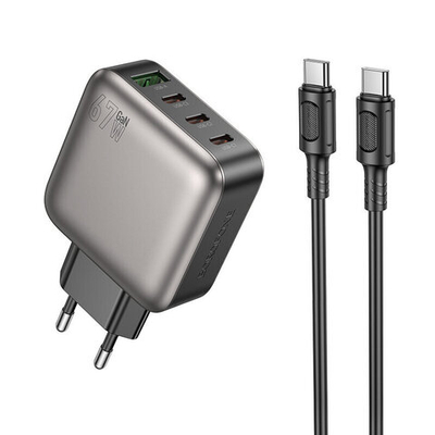 Зарядка BOROFONE BAS57A Absolute PD67W(3C1A) charger set