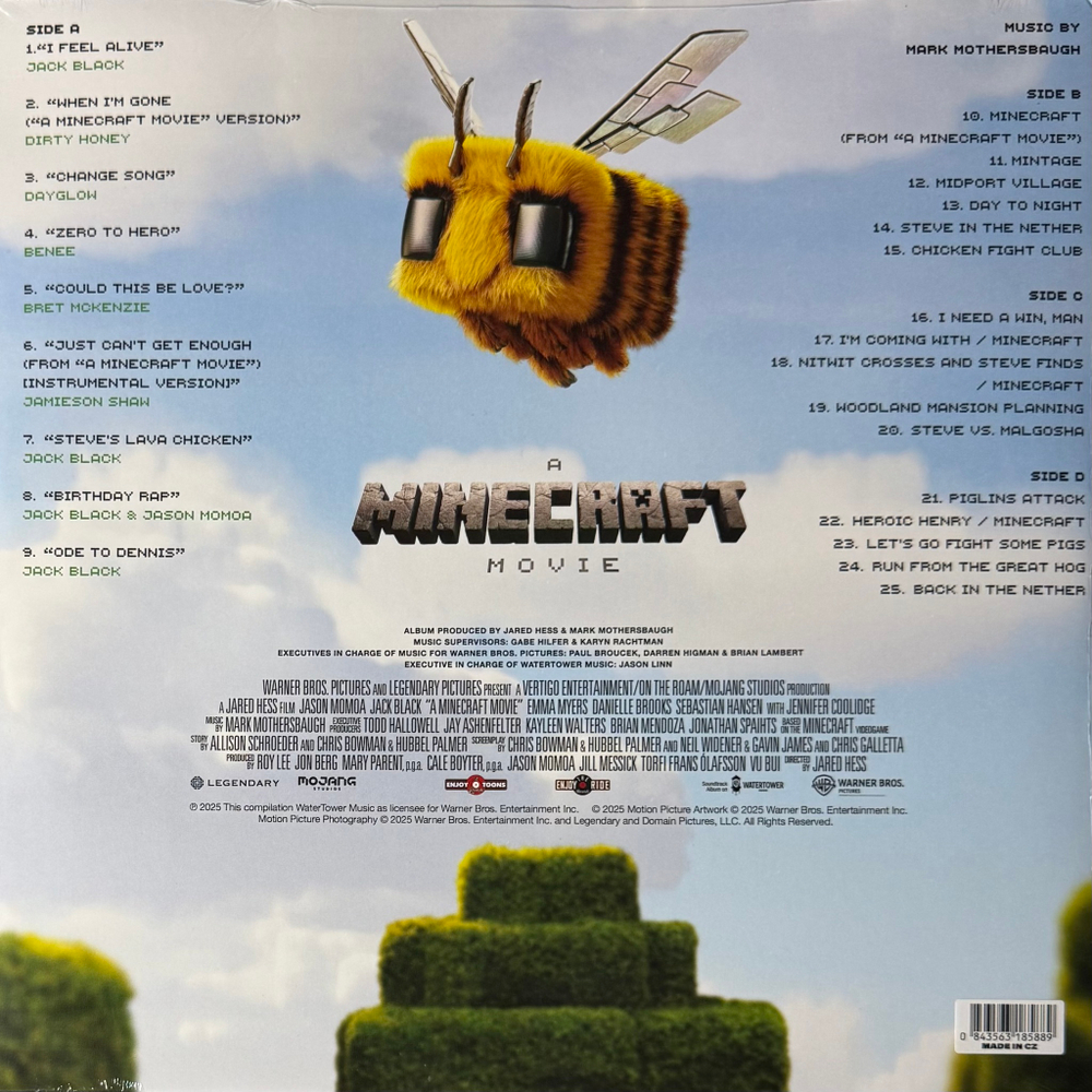 Виниловая пластинка A Minecraft Movie - Original Motion Picture Soundtrack 2LP Purple