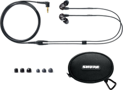 Shure SE215-K (черные) вставные (затычки) наушники