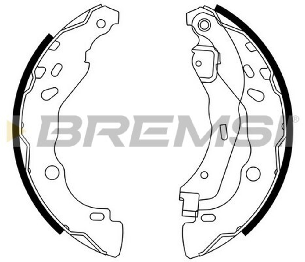 BREMSI - GF0409-BMS - Brake Shoe Set