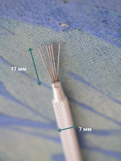 Кисть текстурная металлическая / стек для лепки