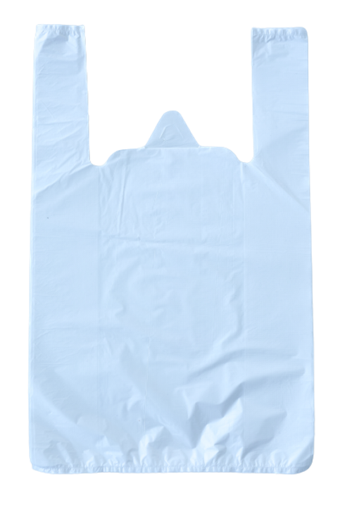 Пакет маечка побольше Белый 90 шт в уп