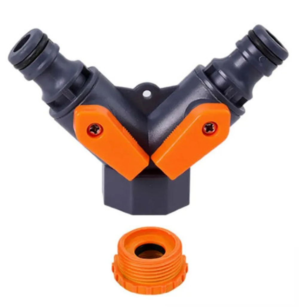 Разветвитель на кран, 2 канальный Belamos (Беламос)