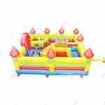 Коммерческий надувной батут "Красочный дворец" 6*6*2,5 м