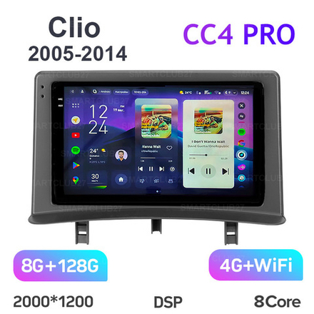 Teyes CC4 Pro 9" для Renault Clio 2005-2014