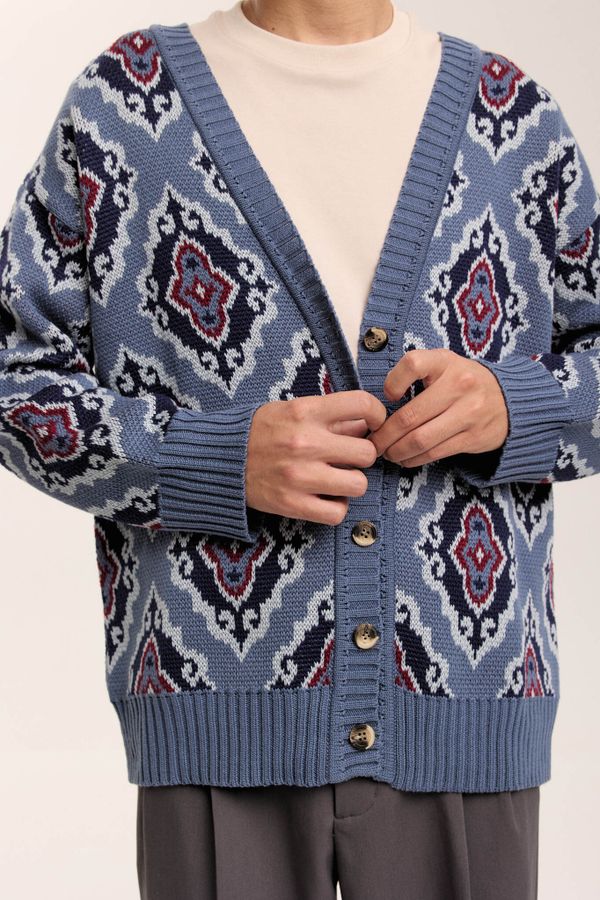 Кардиган Тюбетейка джинсовый - фото 3