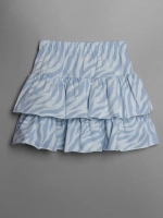 Летний костюм для девочки, лонгслив и юбка