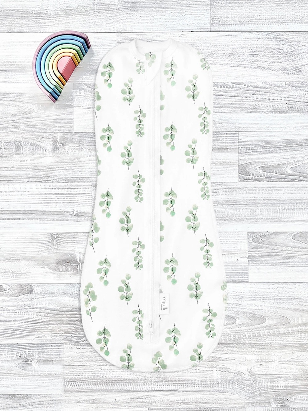 Пелёнка-кокон Mjolk Эвкалипт